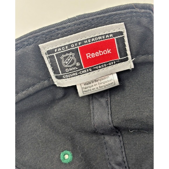 Reebok Minnesota Wild NHL Snapback Hat Black Green WILD Logo Cap - Picture 6 of 6